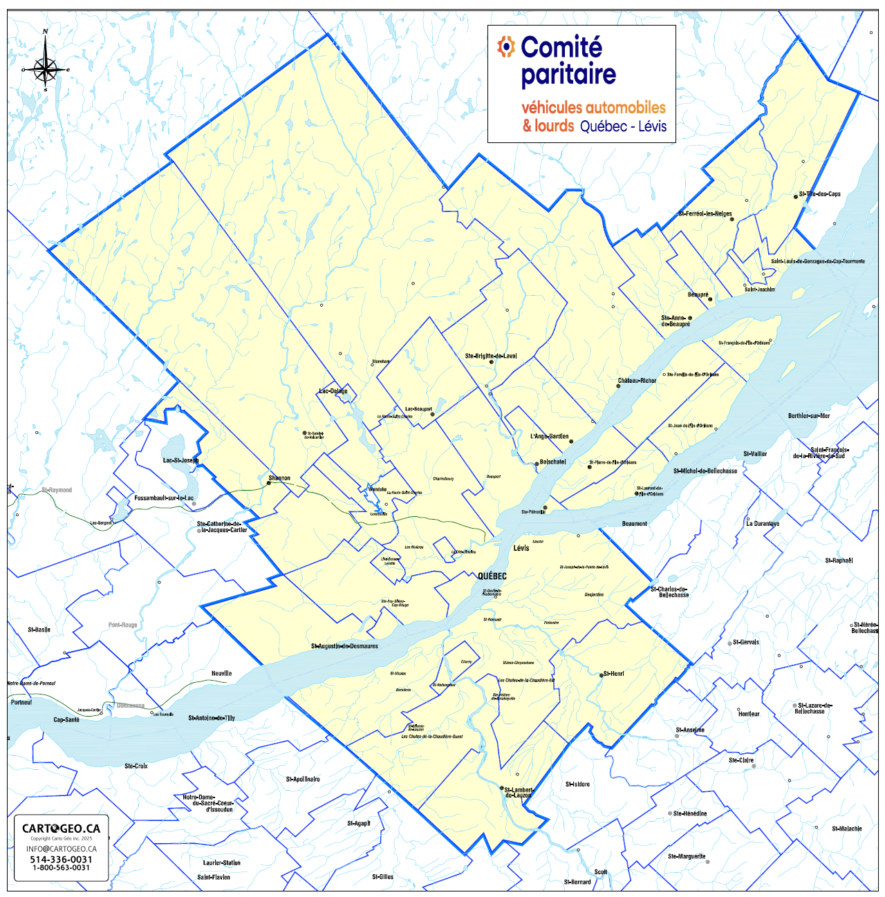carte territoire cpa quebec levis